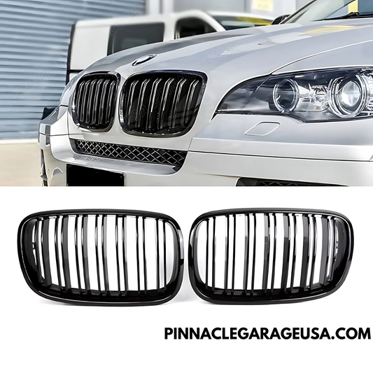 2006-2013 BMW E70 X5 Series Gloss Black Front Kidney Grille Grill