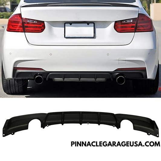 2012-2018 BMW F30 F31 3 Series MP Style Rear Lip Diffuser For M Sport Rear Bumper