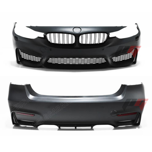 2012-2018 BMW 3 Series Full F80 M3 Style Body Kit Conversion w/ Side Skirts