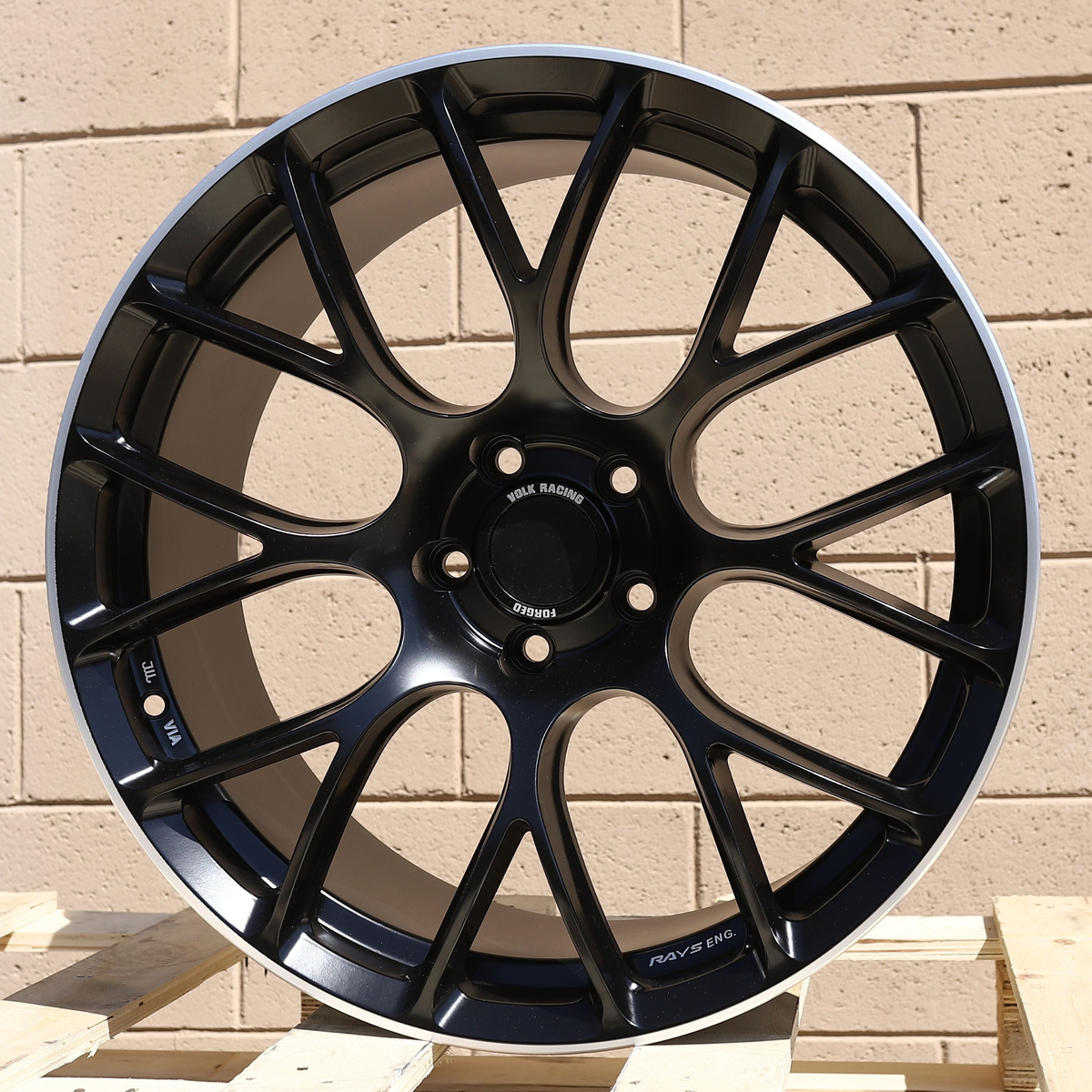 RA-3 | Volk Rays G16 Style Wheels | Satin Black Machined Lip