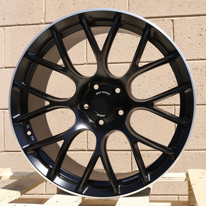 RA-3 | Volk Rays G16 Style Wheels | Satin Black Machined Lip