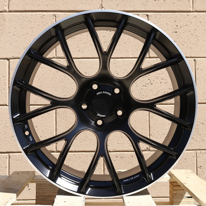 RA-3 | Volk Rays G16 Style Wheels | Satin Black Machined Lip