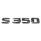 "S350" Chrome Raised Letter Emblem For Rear Trunk Lid Fits Mercedes S Class