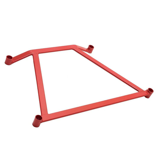 Megan Racing Front Lower Strut H-Brace Bracket Bar for Acura RSX (02-06) / Honda Civic (01-05) - Blue/Red