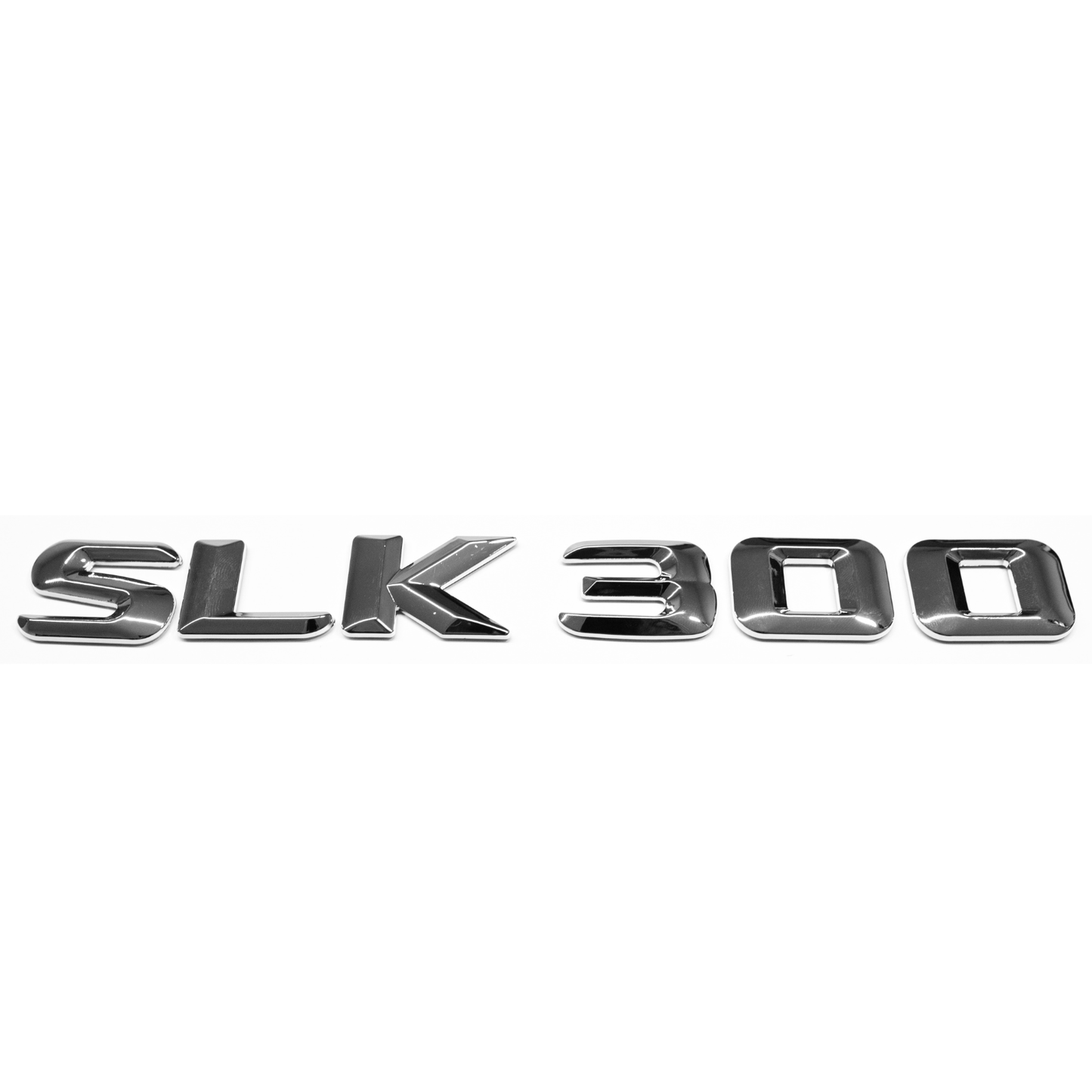"SLK300" Chrome Raised Letter Emblem For Rear Trunk Lid Fits Mercedes SLK