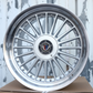18" Silver Machine Lip Alpina Classic Style Wheels (5x112/5x120) Fits BMW Mercedes Audi