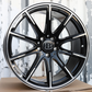 19" Black Machine Mercedes BRABUS Style Wheels (5x112) Fits C-Class E-Class S-Class CLS GLC