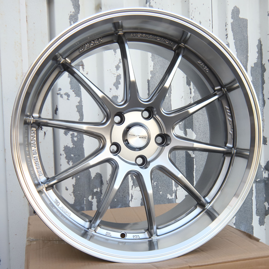 19" ZR10 WORK Style Wheels (5x112) Fits Mercedes C-Class E-Class CLA CLS Audi A4 A5 S4 S5 VW GTI Golf R