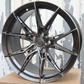 19" WF R.2-FG Style Wheels (5x114.3) Fits Nissan 370Z Infiniti G37 Q50 Lexus IS350 WRX STI