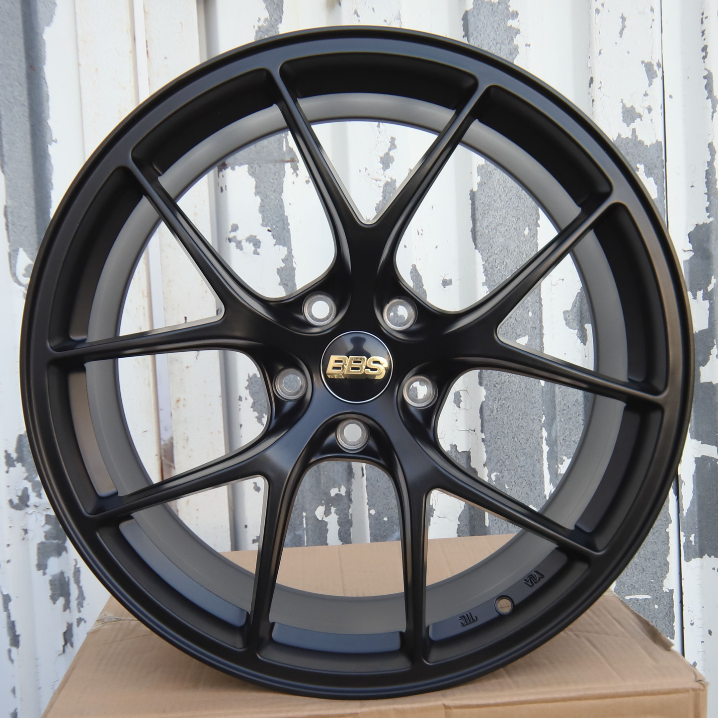 19" Satin Black RI-A BBS Wheels (5x120) Fits BMW 3 Series 5 Series M3 M4 Camaro