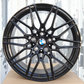 18" Gloss Black 1000M Style Wheels (5x120) Fits BMW