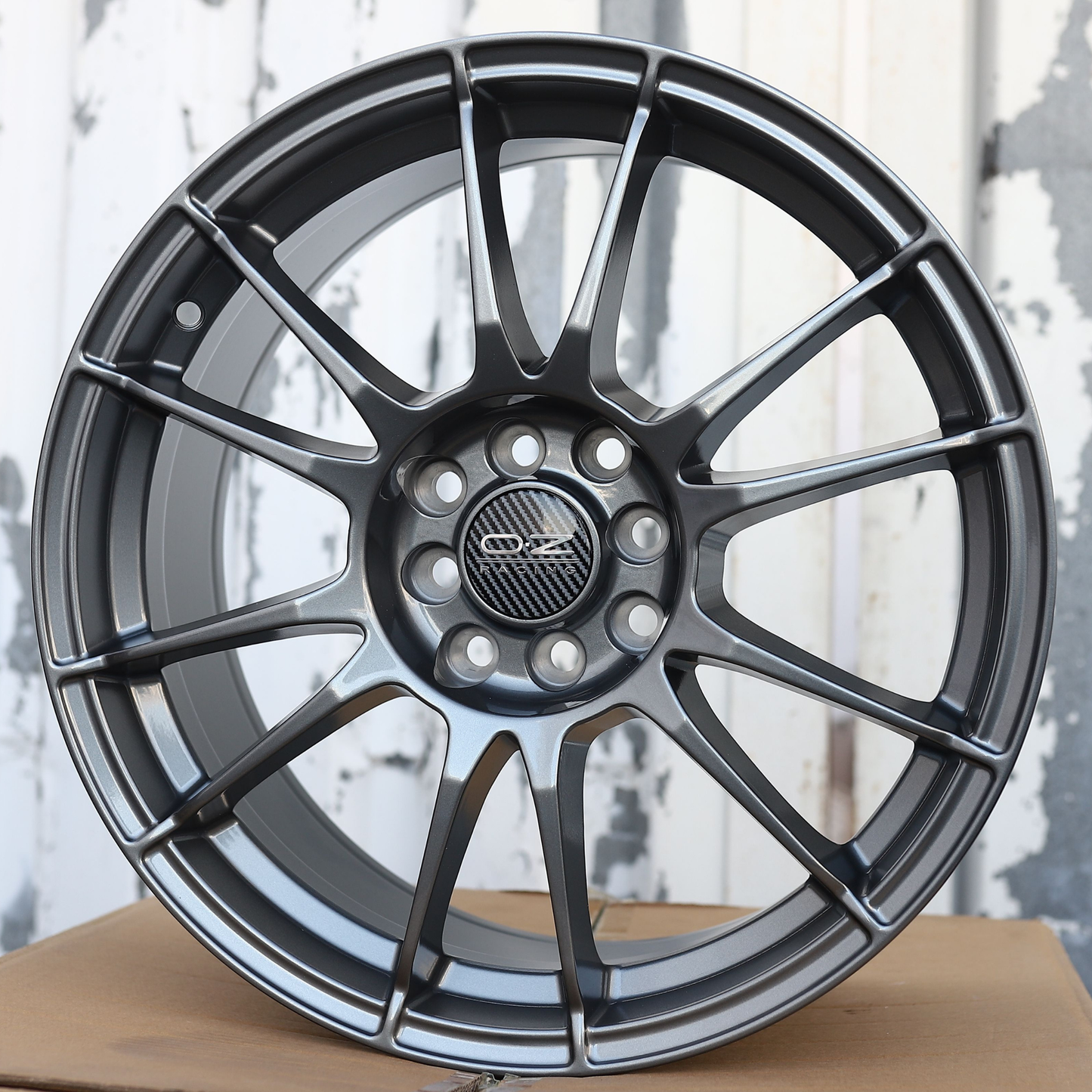 17" Gunmetal Ultraleggera Style Wheels (4x100/4x114.3) Fits Civic Integra Miata 240SX Corolla
