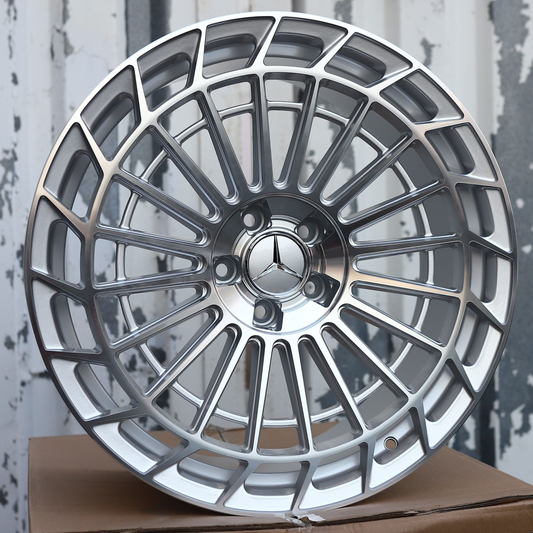20" Silver Mercedes S Class Style Wheels (5x112) Fits S550 S560 S580 S500 S63 AMG