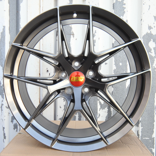 19" Hyper Black Wheels (5x112) Fits Mercedes Benz C300 E350 E400 CLS550 S550