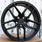 19" Z Performance ZP2.1 Series Satin Black Wheels Fits 370Z G37 Q50 Q60 Supra BRZ WRX IS