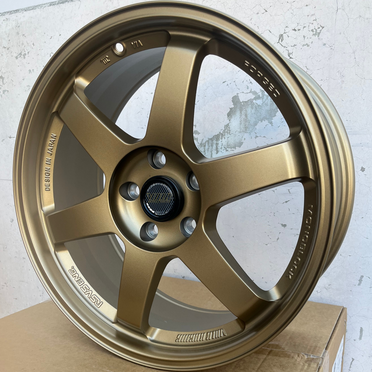 RA-1 | Volk Rays TE37 Style Wheels | Matte Bronze