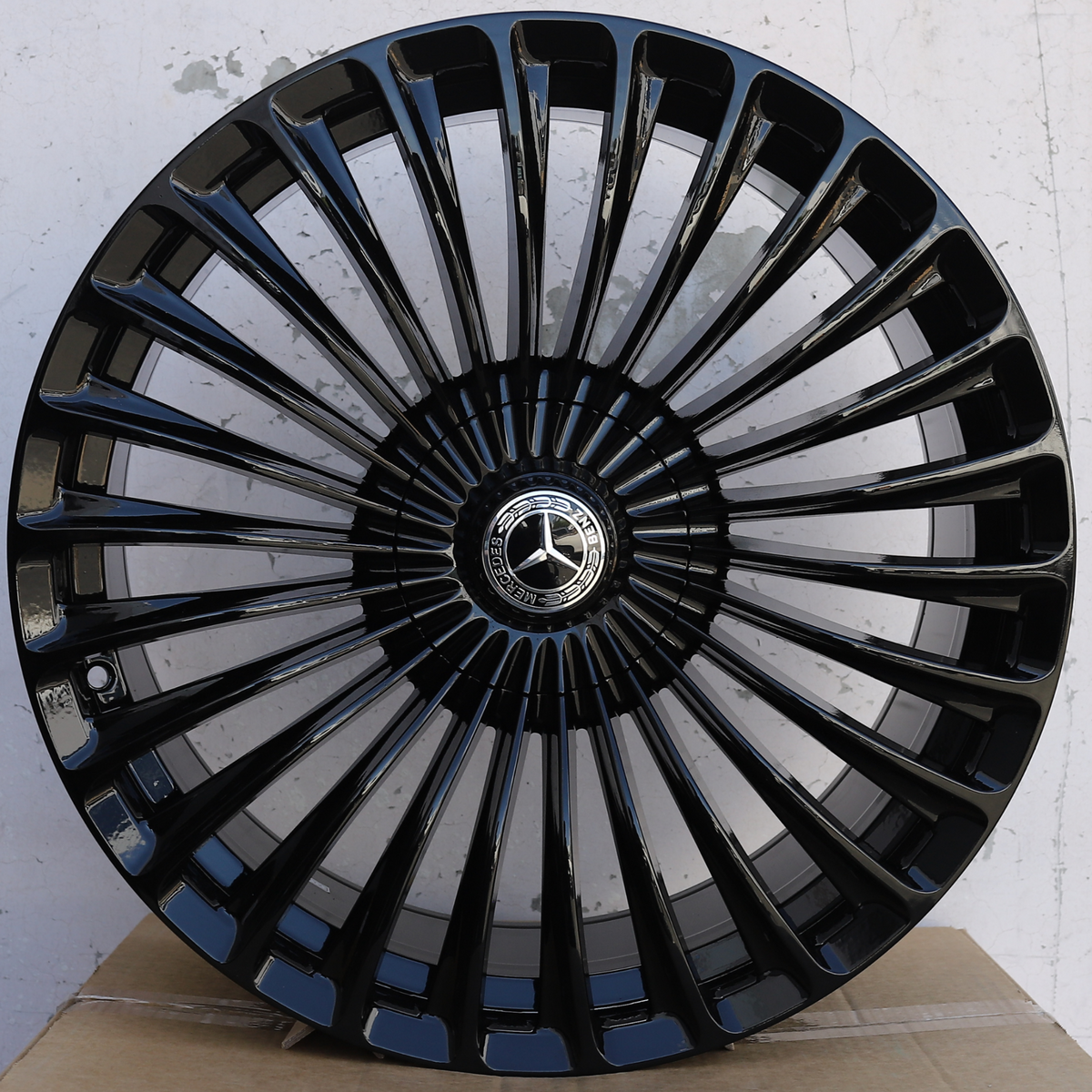 MB04 | Mercedes AMG 2025 Turbine Style Wheels | Gloss Black