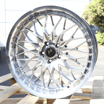 WORK VSXV Style Wheels Hyper Black Machined Lip 19X9.5" +22 (5X114.3) CB:73.1 - FINANCING FOR JESSIE