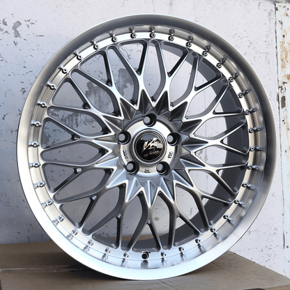 WORK VSXV Style Wheels Hyper Black Machined Lip 19X9.5" +22 (5X114.3) CB:73.1 - FINANCING FOR JESSIE