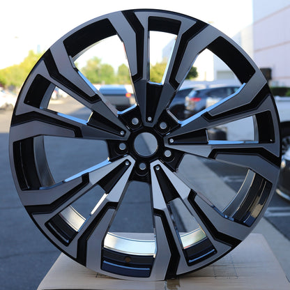 MS17 | 914M Style Wheels Fits BMW | Black Machined Face