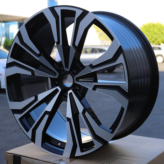 MS17 | 914M Style Wheels Fits BMW | Black Machined Face