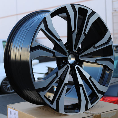 MS17 | 914M Style Wheels Fits BMW | Black Machined Face
