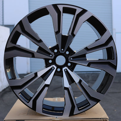 MS17 | 914M Style Wheels Fits BMW | Black Machined Face