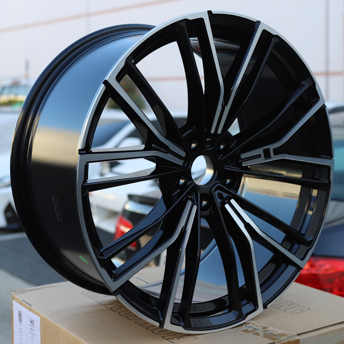 MS07 | 809M Style Wheels Fits BMW | Black Machined Face