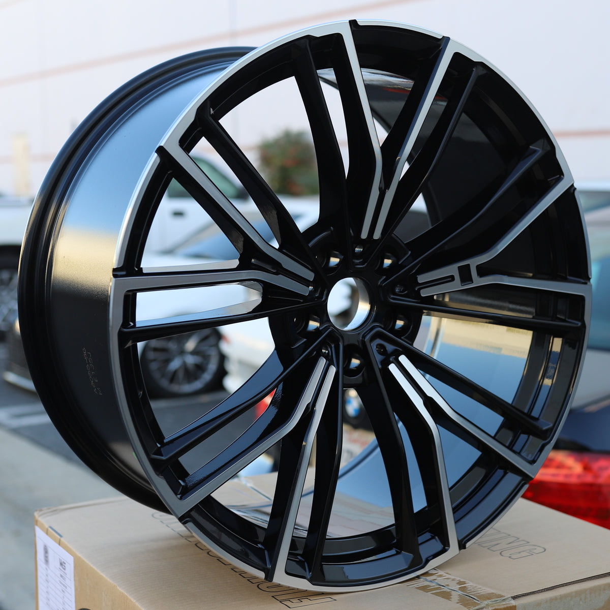 MS07 | 809M Style Wheels Fits BMW | Black Machined Face