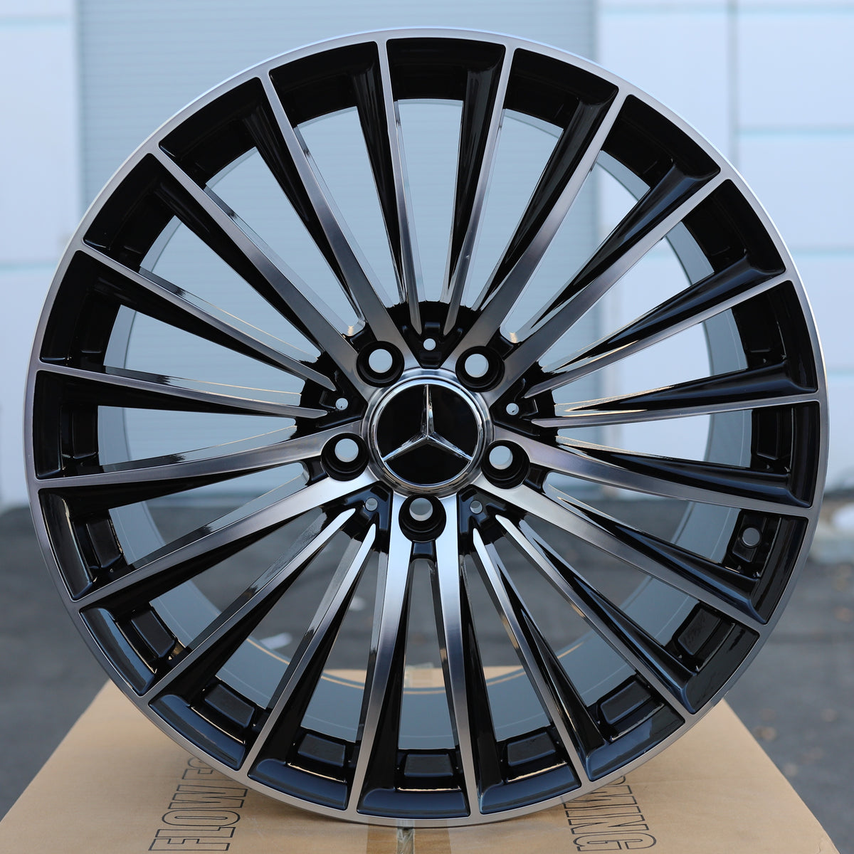 MB29 | Mercedes-Benz Style Wheels | Black Machined Face