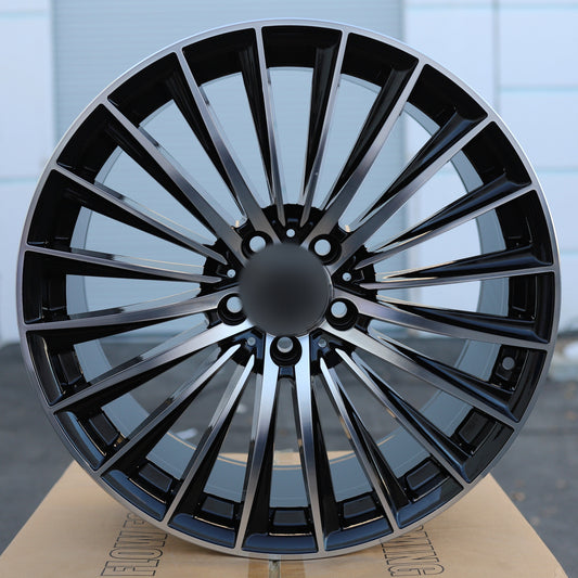 MB29 | Mercedes-Benz Style Wheels | Black Machined Face
