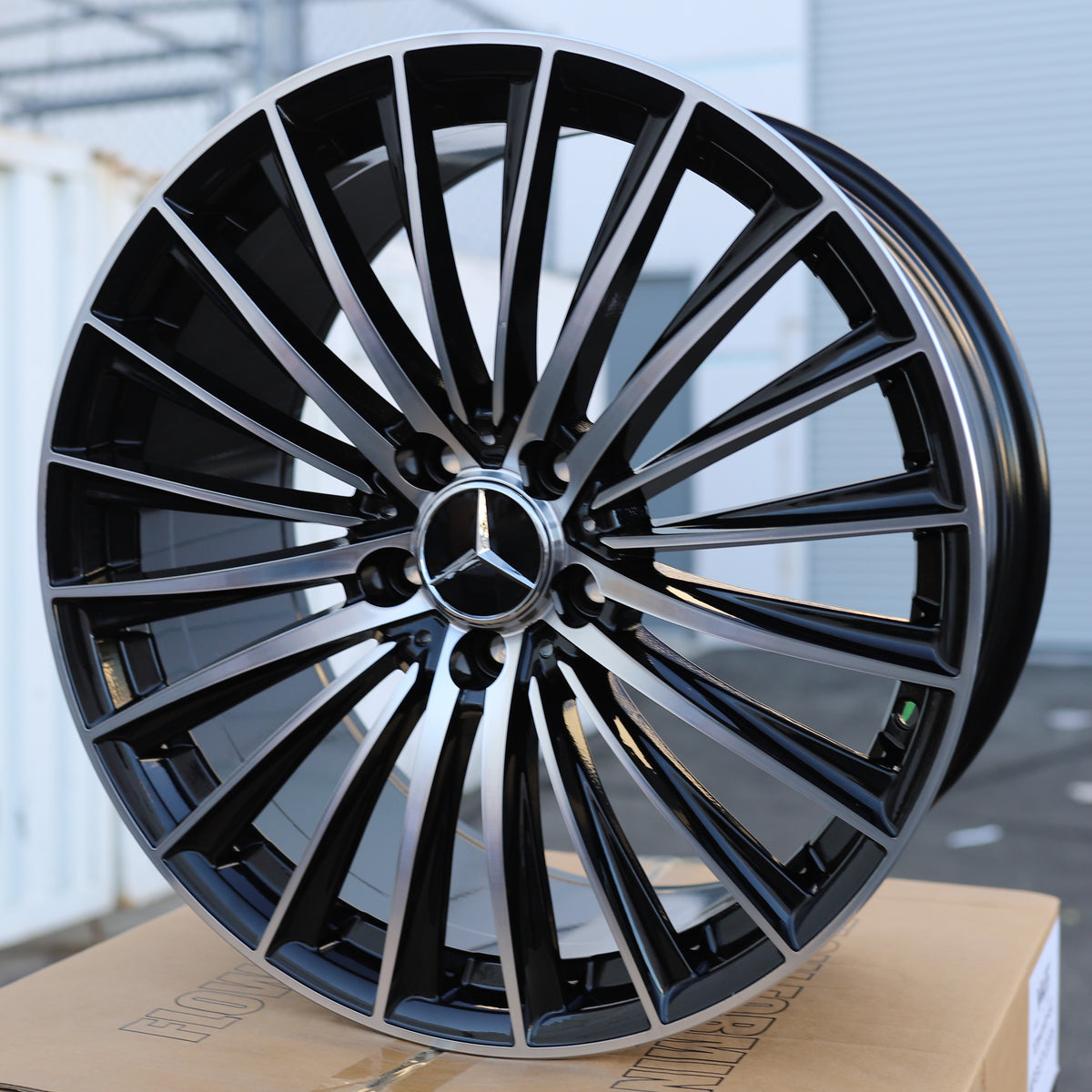 MB29 | Mercedes-Benz Style Wheels | Black Machined Face