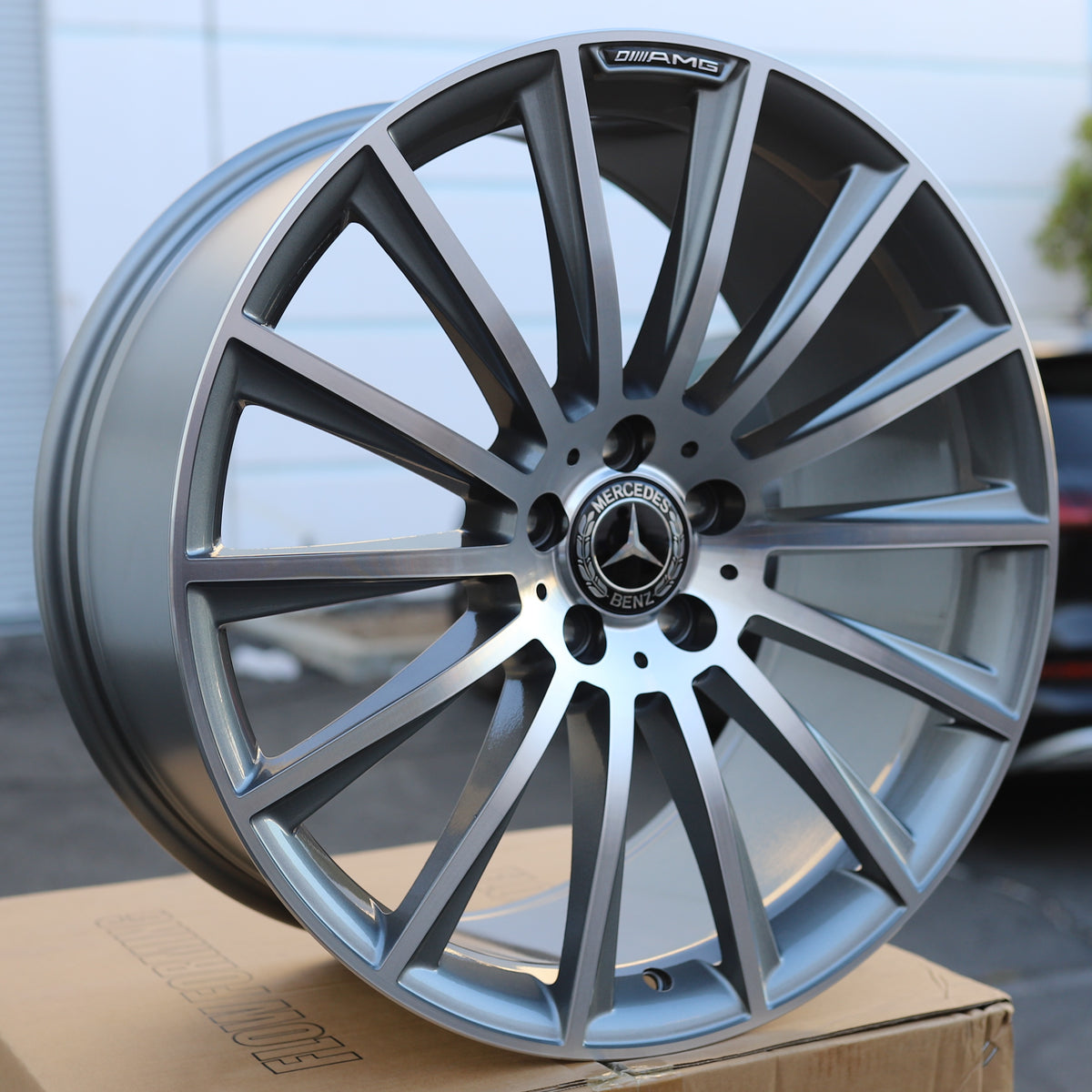 MB14 | Mercedes-Benz Style Wheels | Grey Machined Face
