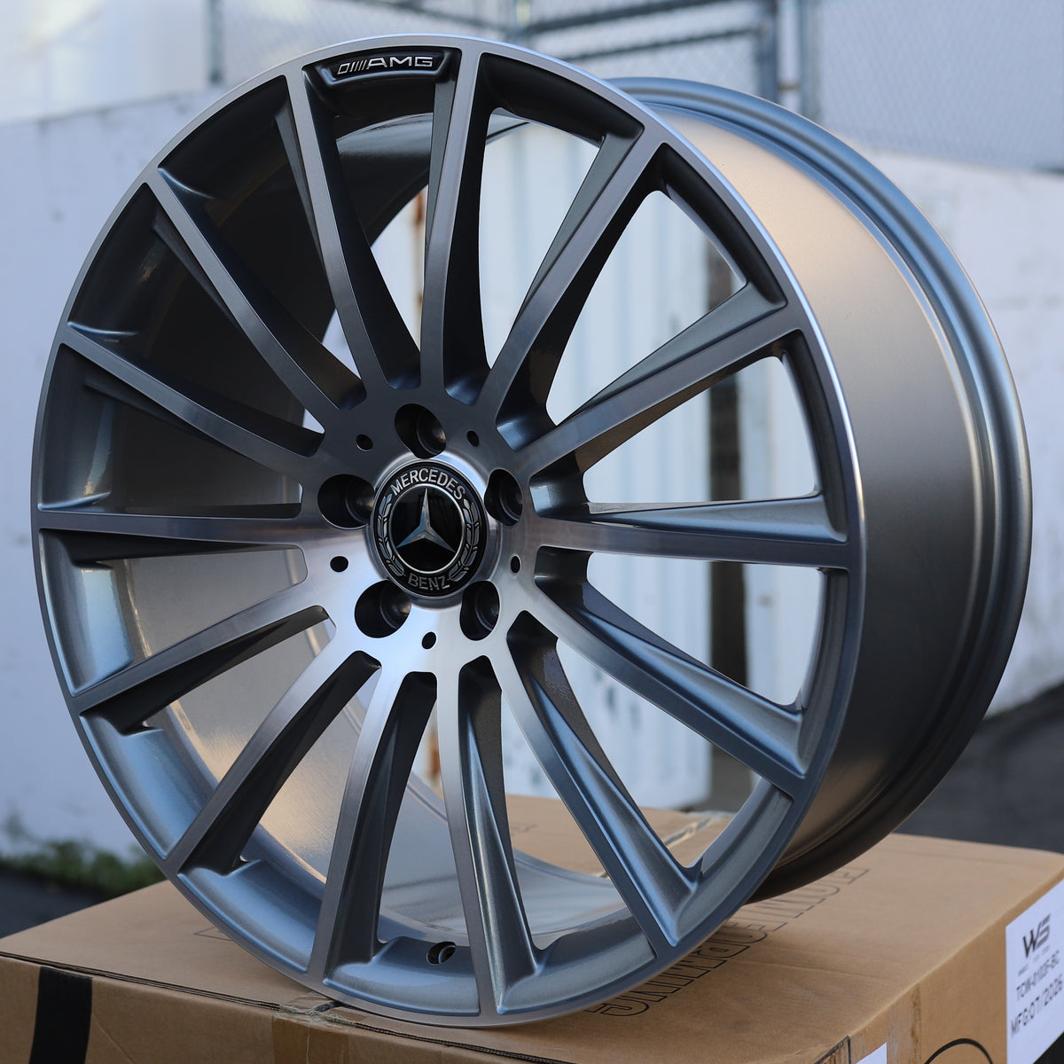 MB14 | Mercedes-Benz Style Wheels | Grey Machined Face