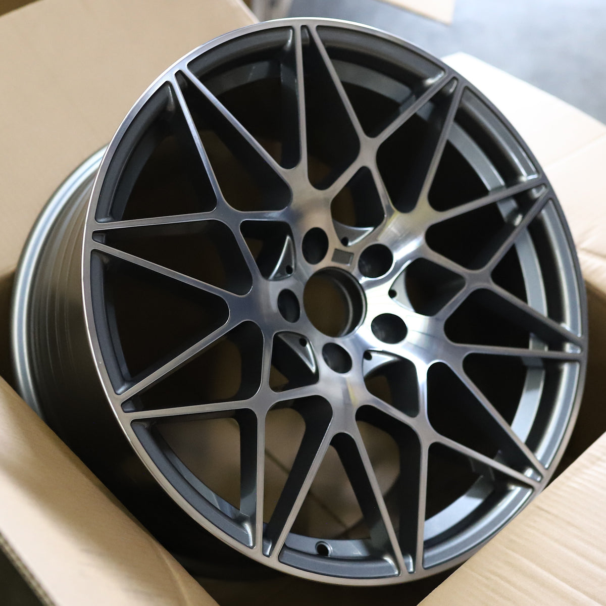 MS10 | 666M Style Wheels Fits BMW | Grey Machined Face