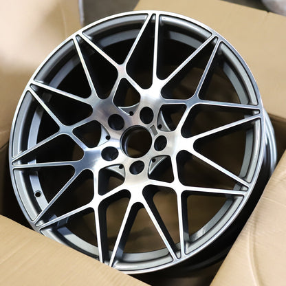 MS10 | 666M Style Wheels Fits BMW | Grey Machined Face