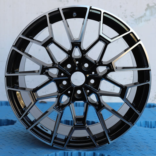 MS14 | 827M Style Wheels Fits BMW | Black Machined Face
