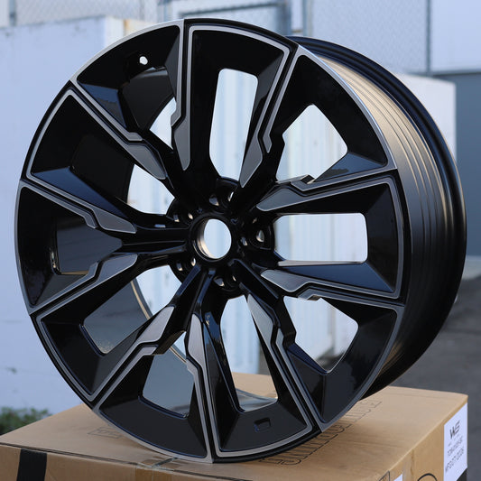 MS20 | 909M Style Wheels Fits BMW | Black Machined Face