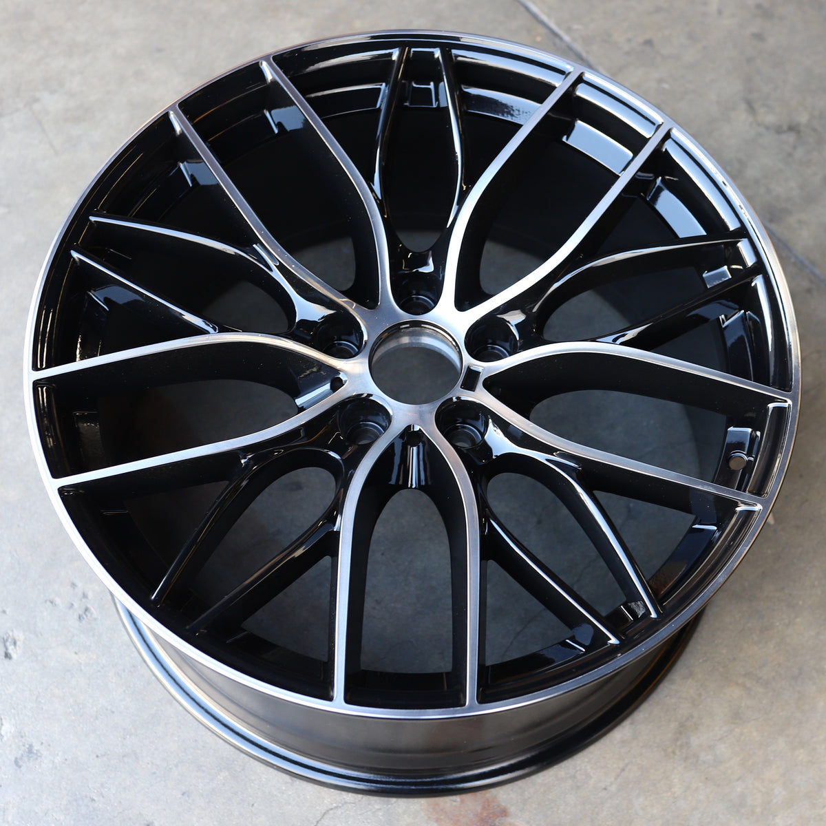 MS09 | 405M Style Wheels Fits BMW | Black Machined Face