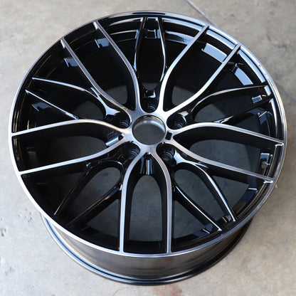 MS09 | 405M Style Wheels Fits BMW | Black Machined Face