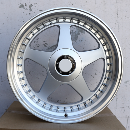 OZR-1 | OZ Futura Style Wheels | Silver Machined Lip