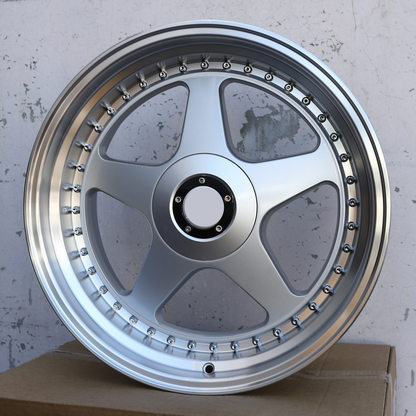 OZR-1 | OZ Futura Style Wheels | Silver Machined Lip