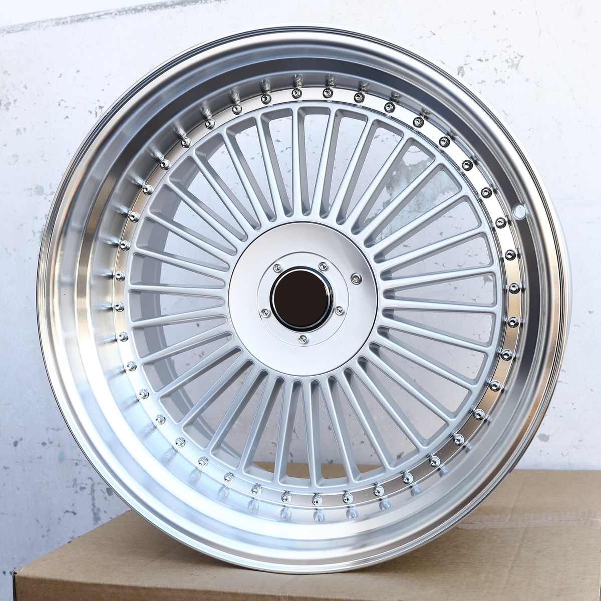 ALP-1 | Alpina Style Wheels | Silver Machined Lip