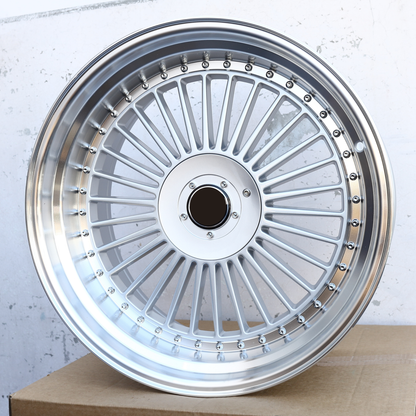 ALP-1 | Alpina Style Wheels | Silver Machined Lip