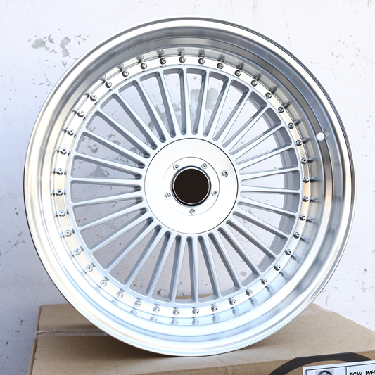 ALP-1 | Alpina Style Wheels | Silver Machined Lip