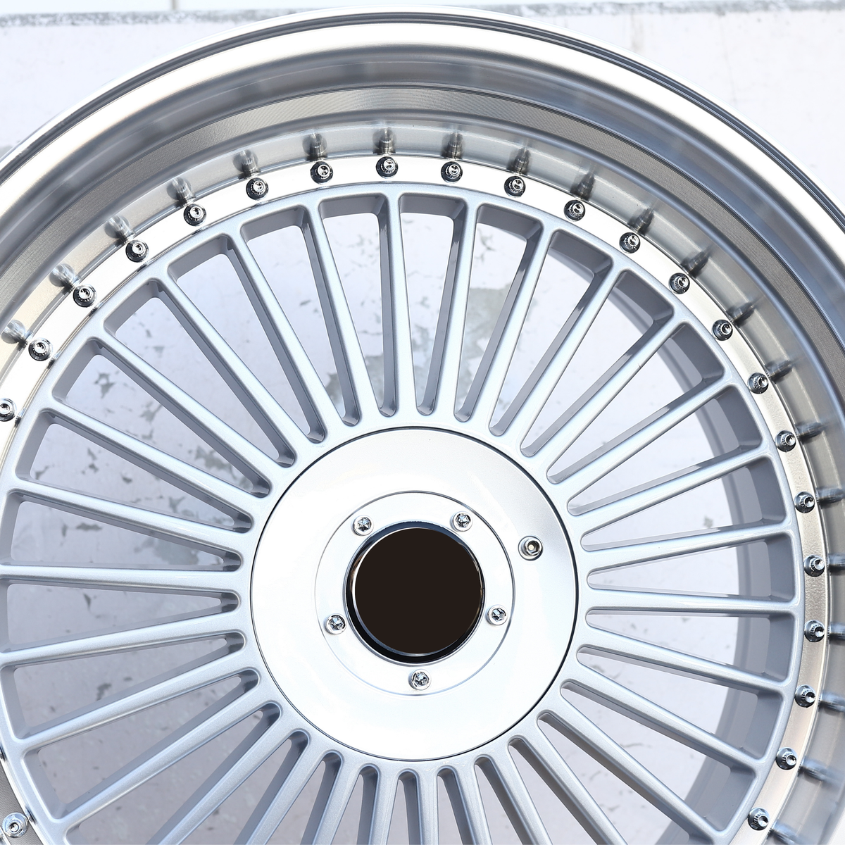 ALP-1 | Alpina Style Wheels | Silver Machined Lip