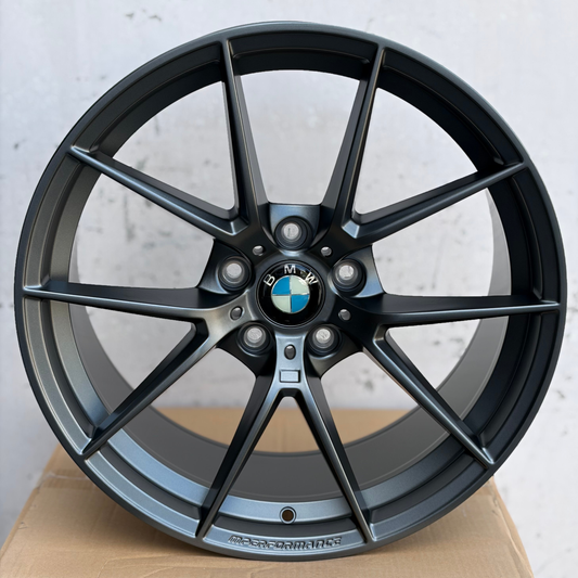 MS02 | BMW 763M CS Style Wheels | Satin Gunmetal
