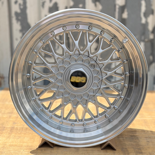 BTS-5 | BBS Super RS Style Wheels | Silver Machined Lip
