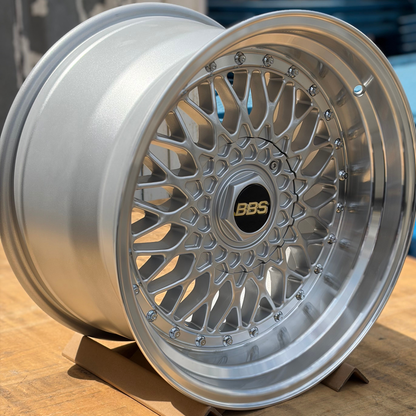 BTS-5 | BBS Super RS Style Wheels | Silver Machined Lip