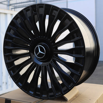MB08 | Mercedes Maybach AMG Style Wheels | Black